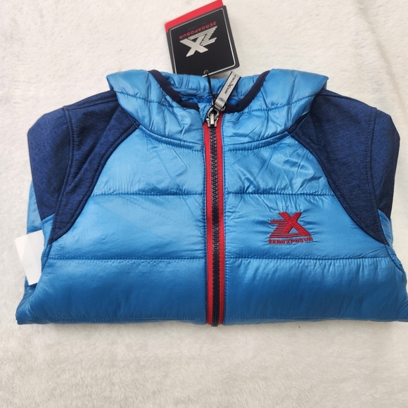 NWT ZeroXposur Kids Blue and Navy Jacket Size 4T - Picture 10 of 10